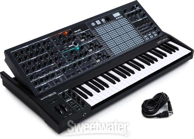 Arturia MatrixBrute Noir 49-key Black Edition analog synthesizer 