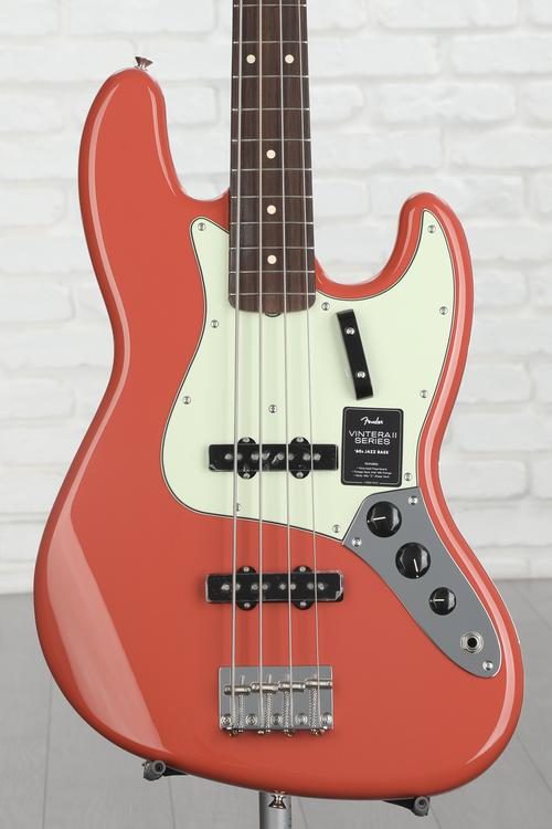 Fender Vintera II '60s Jazz Bass - Fiesta Red with Rosewood Fingerboard