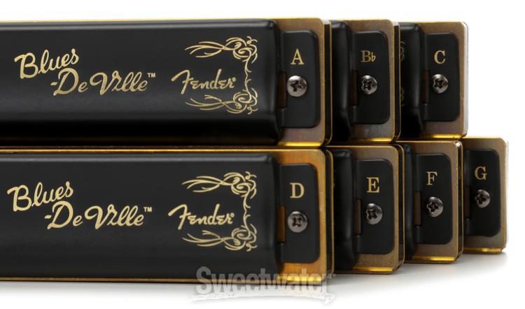 Fender Blues DeVille Harmonica - 7-pack with Case | Sweetwater