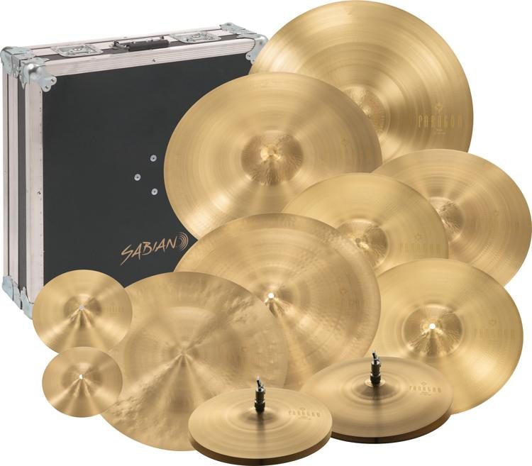 Sabian Paragon Complete Cymbal Set 8/10/13/14/16/16/18/19/20/20/22 inch Brilliant Finish