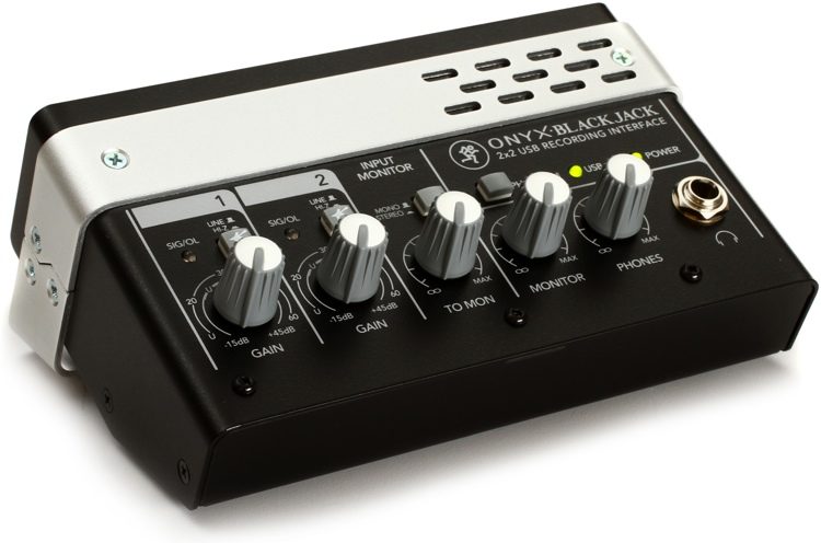 mackie onyx blackjack usb interface