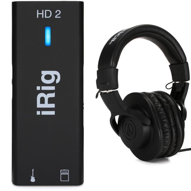 IK Multimedia iRig HD 2 Guitar Interface and Headphones | Sweetwater