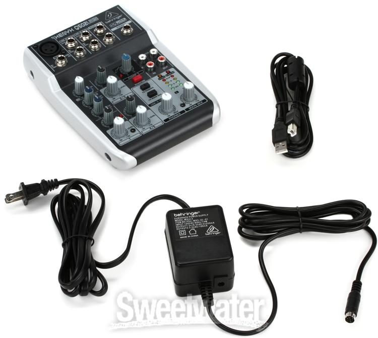 Behringer Xenyx Q502USB Mixer with USB | Sweetwater