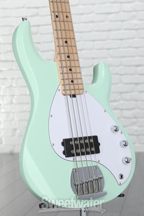 Sterling By Music Man StingRay RAY5 Dent 'n' Scratch Bass Guitar - Mint  Green