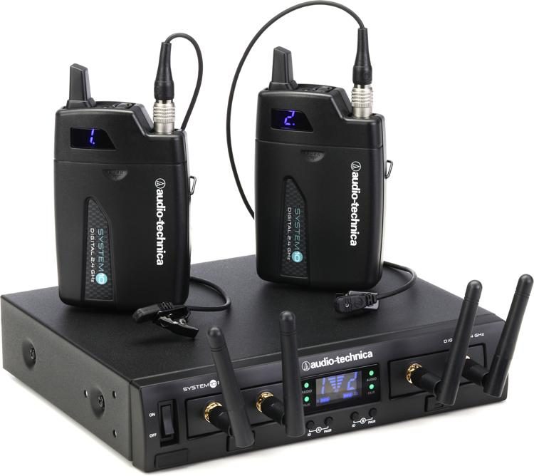 Audio-Technica ATW-1311/L Dual Lavalier Wireless System | Sweetwater