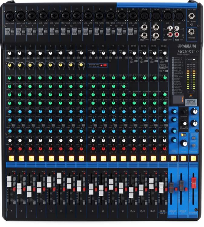 Yamaha Mgxu Channel Mixer With Usb And Fx Sweetwater