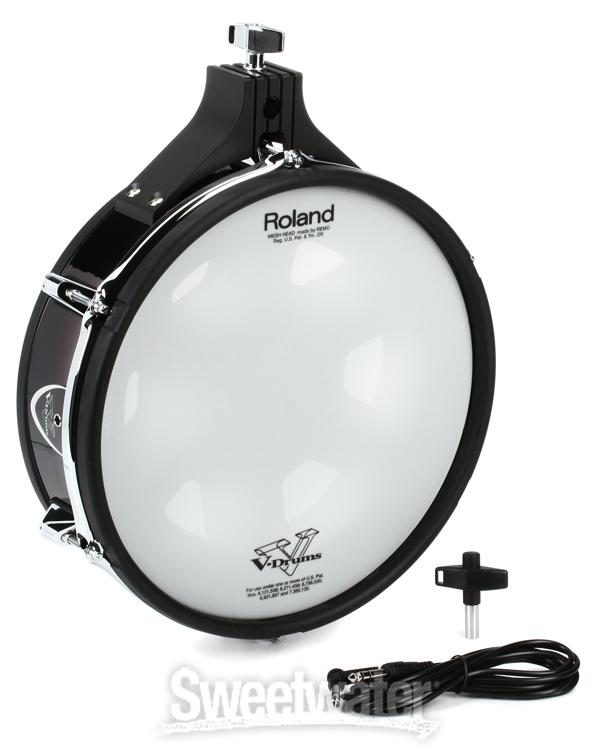 男女兼用Roland ローランド V-Drums PD-125 ホワイト スネア Vパッド 電子ドラム