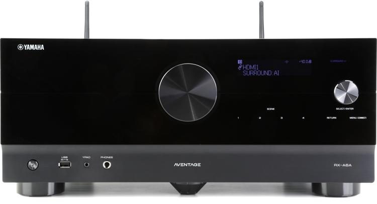 Yamaha RX-A6A AVENTAGE 9.2-channel Network A/V Receiver - Black | Sweetwater