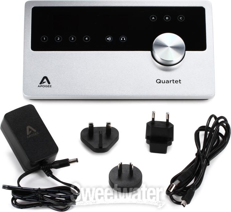 Apogee Quartet Desktop Audio Interface | Sweetwater