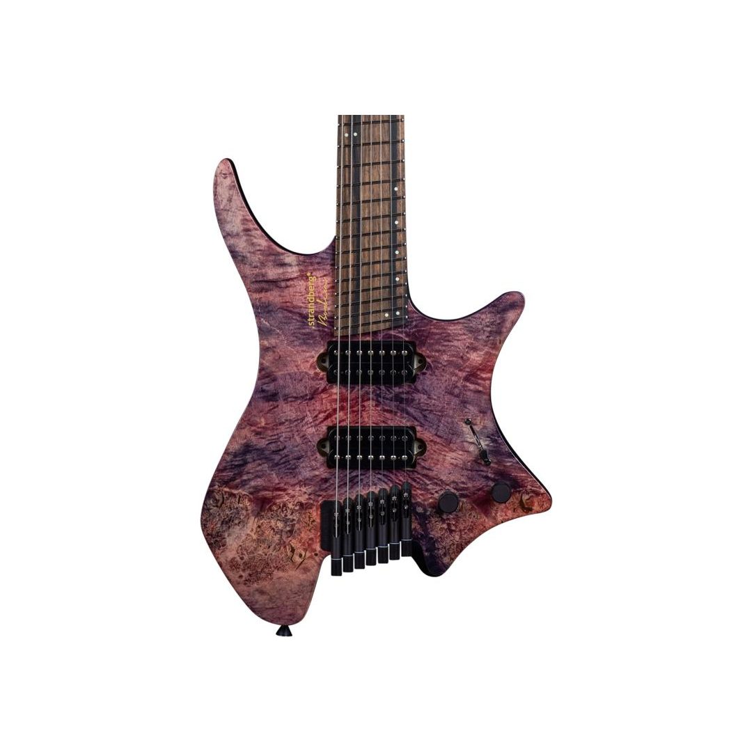 ギター Strandberg Boden J-Series J7 レビュー】strandberg Boden J7 Standard Special – Amber | White