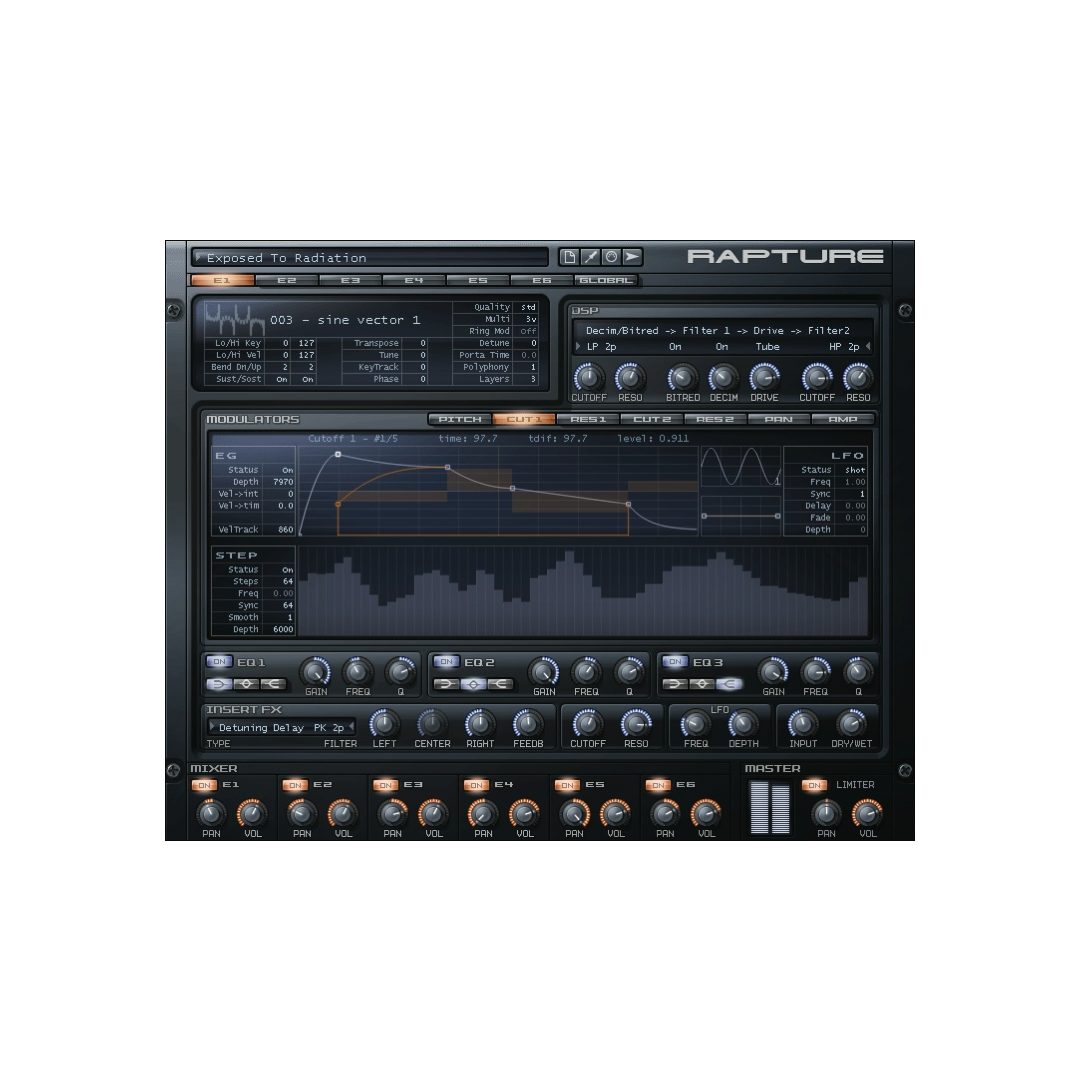 Cakewalk Rapture バーチャルシンセサイザー Cakewalk Rapture | Sweetwater