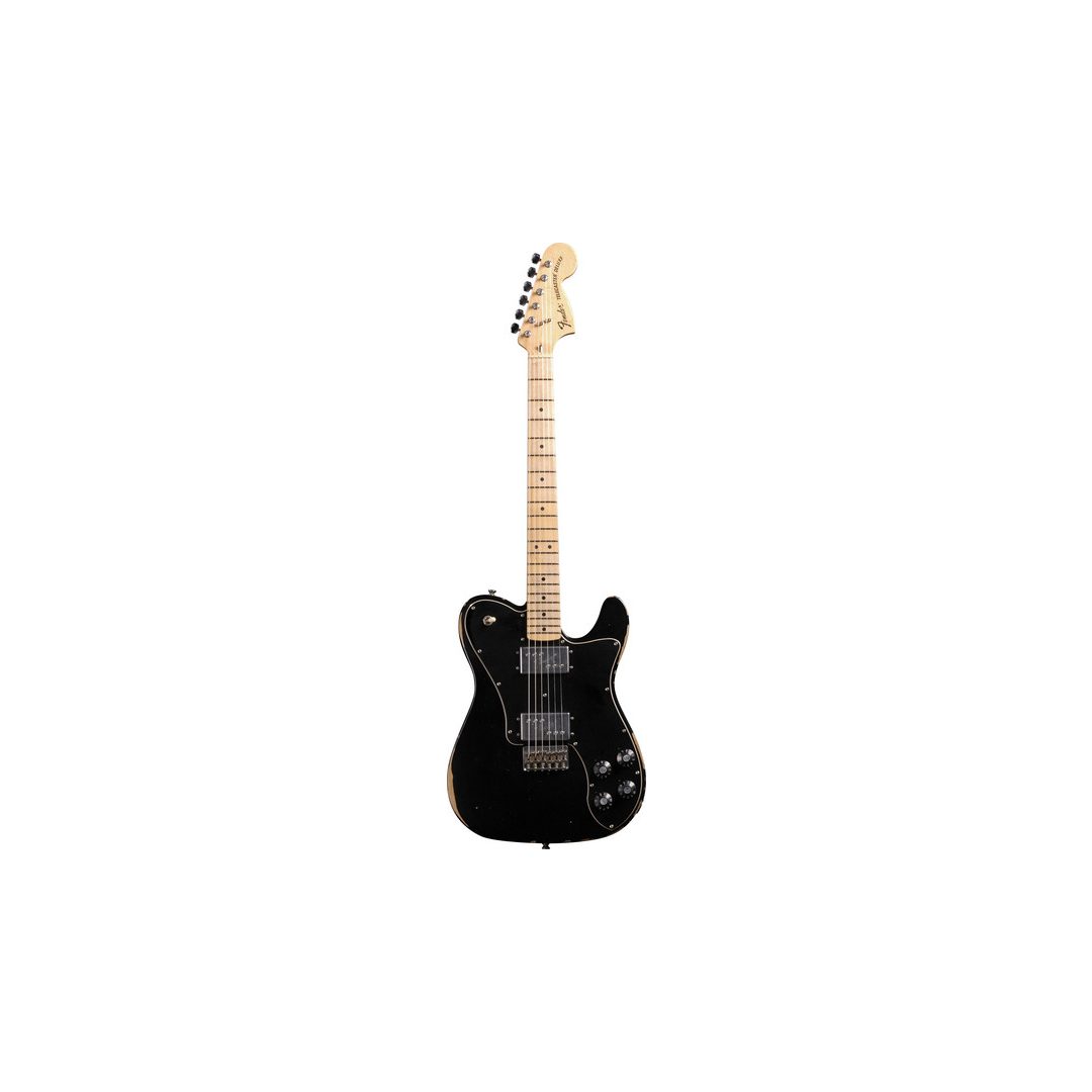 Fender Road Worn '72 Telecaster Deluxe - Deluxe Black | Sweetwater