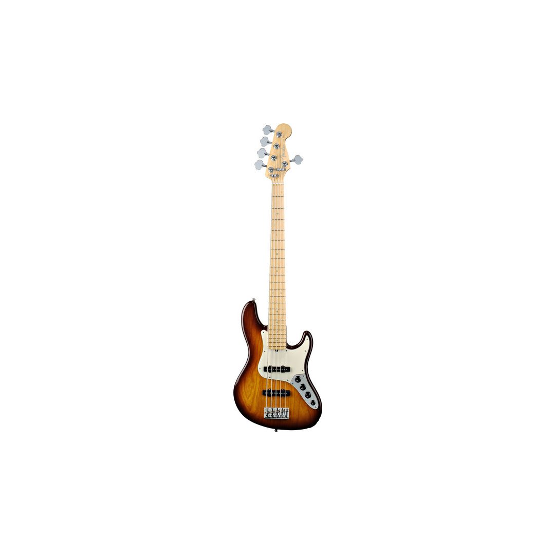 Fender American Deluxe Jazz Bass V Ash - Tobacco Sunburst | Sweetwater
