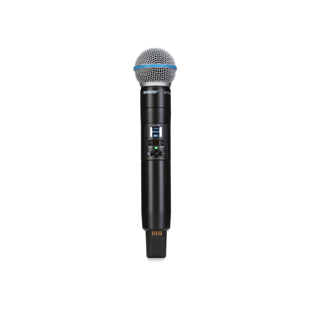 Shure SLXD2/B58 Wireless Handheld Microphone Transmitter - J52