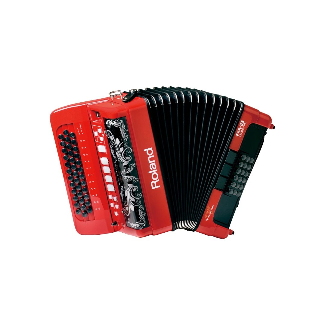Roland FR-18 Diatonic - Red | Sweetwater