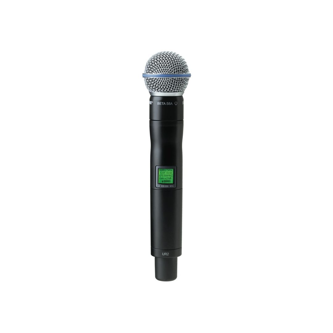 Shure UR2/Beta 58 - L3 Band, 638 - 698 MHz | Sweetwater