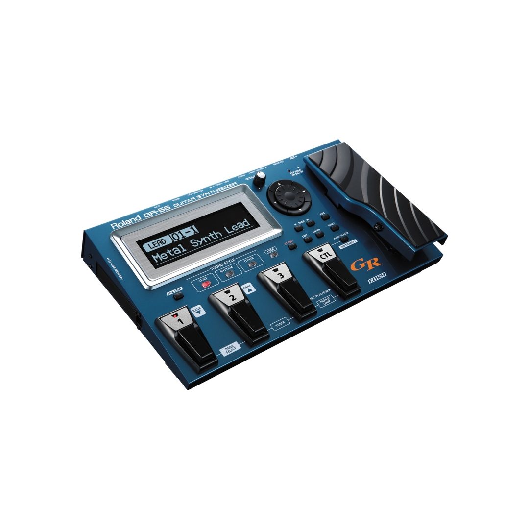 Roland GR-55 Guitar Synth - Blue - Without GK-3 Pickup | Sweetwater