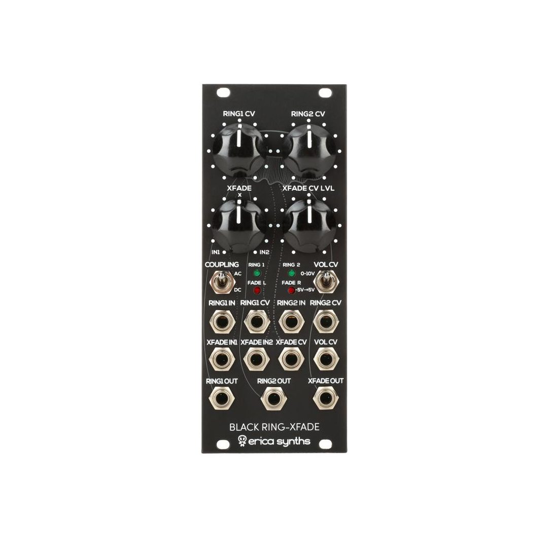Erica Synths Black Ring-Xfade Dual Ring Modulator, Waveshaper, and