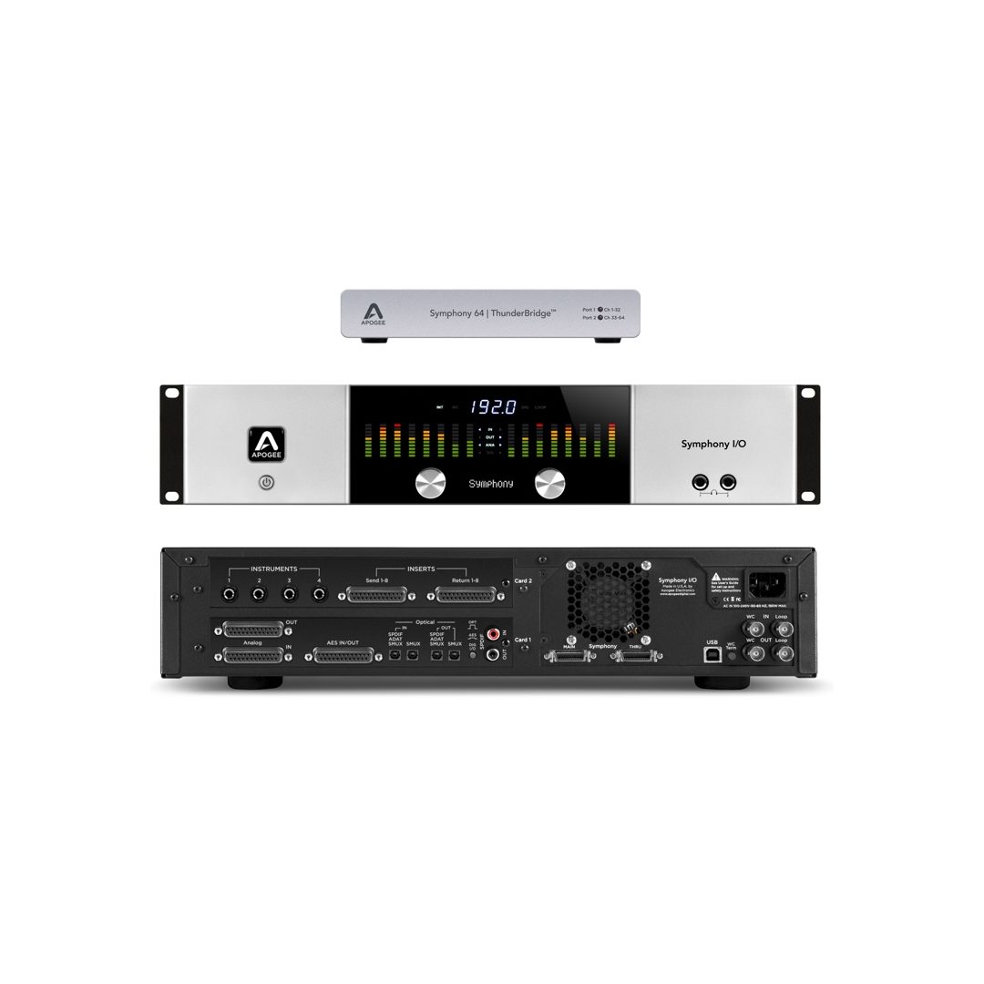 Apogee Symphony MK1 8×8+ThunderBridge動作品 Apogee Symphony I/O 8x8+8MP System + ThunderBridge Bundle | Sweetwater