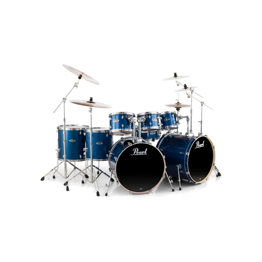 Pearl Export EXX728DB/C 8-piece Double Bass Drum Set with Hardware