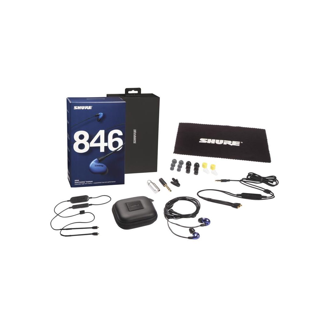 shure se846＋Song's Audio Universe Open Box Shure SE846 UNI Sound Isolating Earphones Blue | Guitar