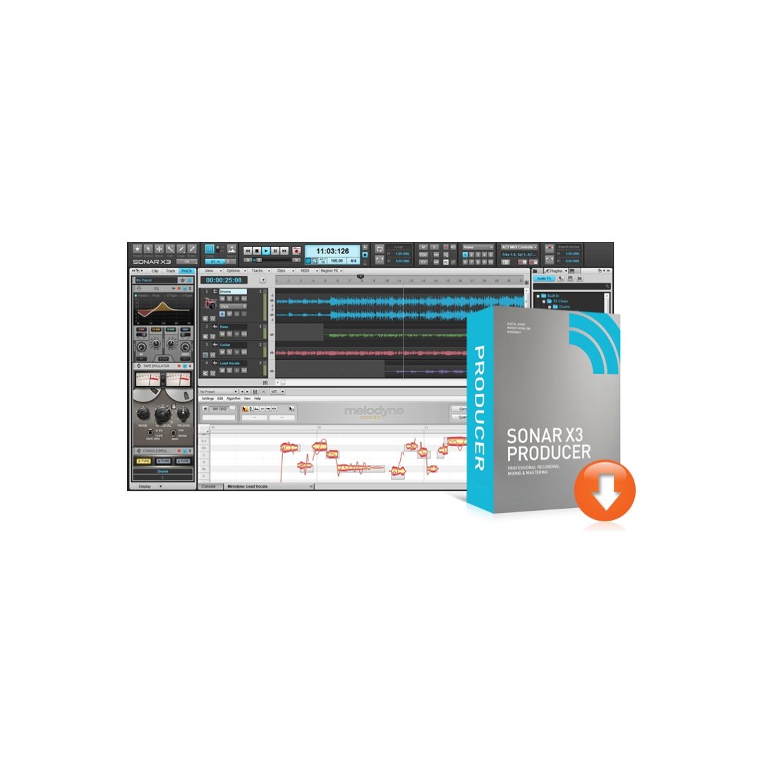 DTM・DAW SONAR X3 PRODUCER Cakewalk Sonar X3 Producer