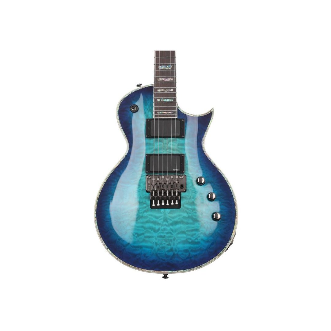 ESP LTD EC-1000FR QM Dent and Scratch Electric Guitar - Violet