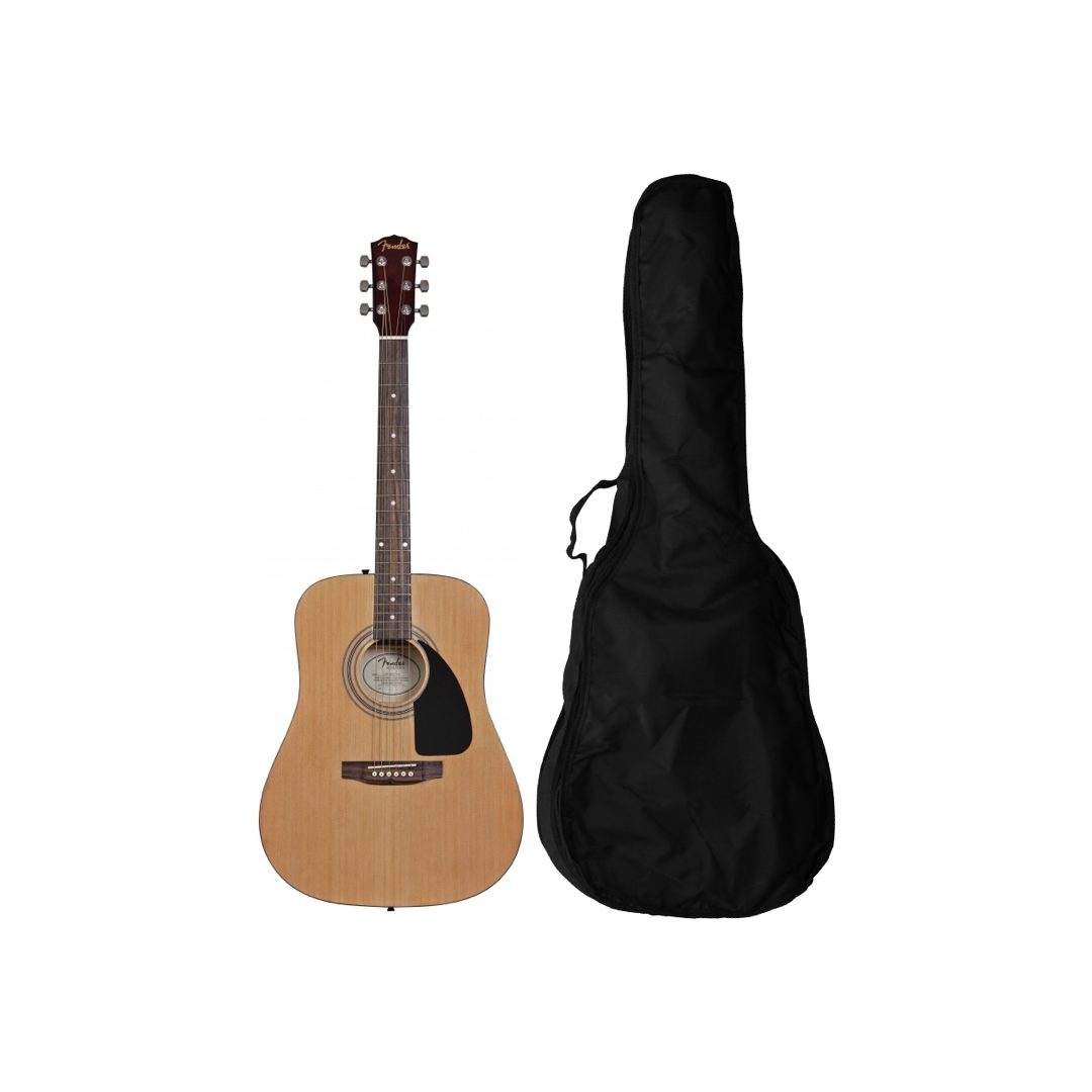 Fender FA100 Acoustic w/Gig Bag - Natural | Sweetwater