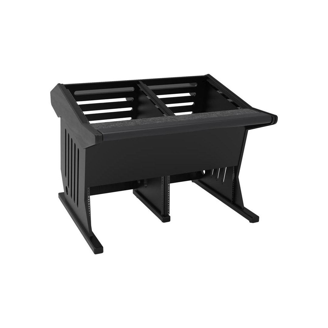 Zaor Maestro 24+12 Studio Desk - All Black | Sweetwater