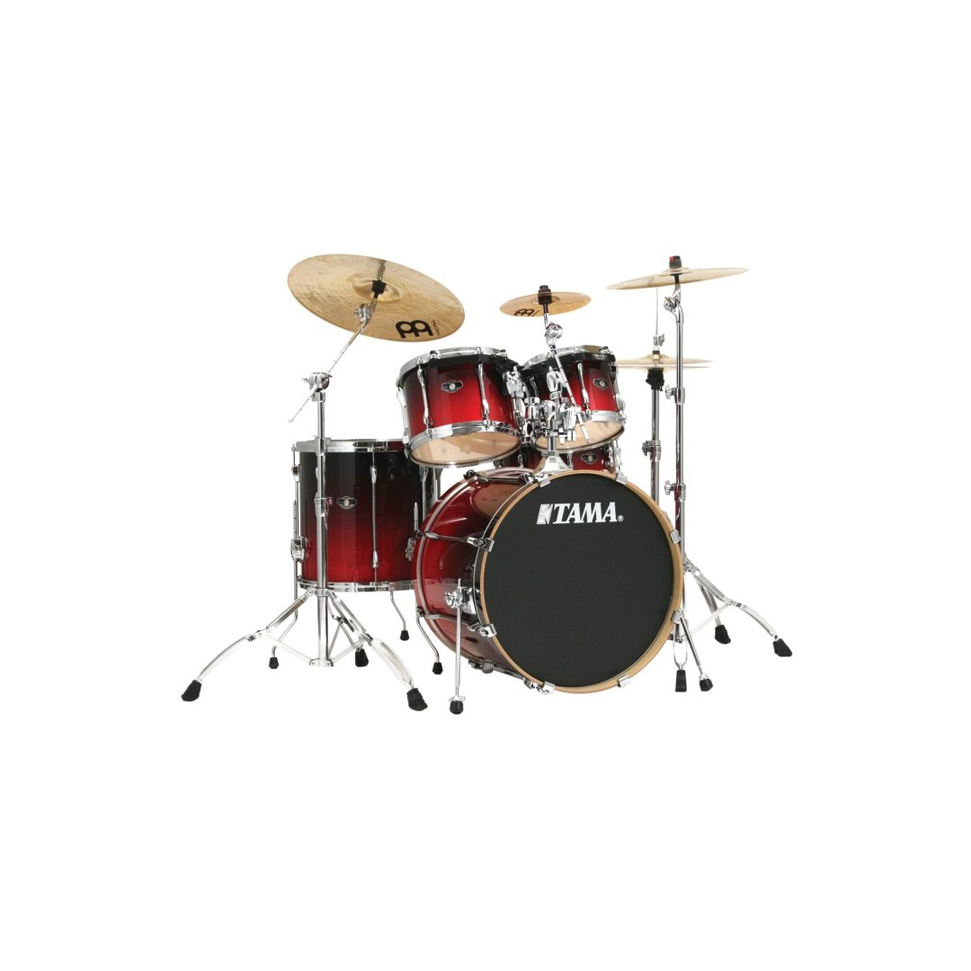 Tama Superstar Custom 5-piece Kit - Scarlet Custom Fade | Sweetwater