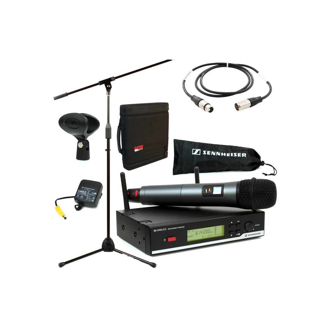 Sennheiser XSW 35 Handheld Wireless Microphone System with Stand