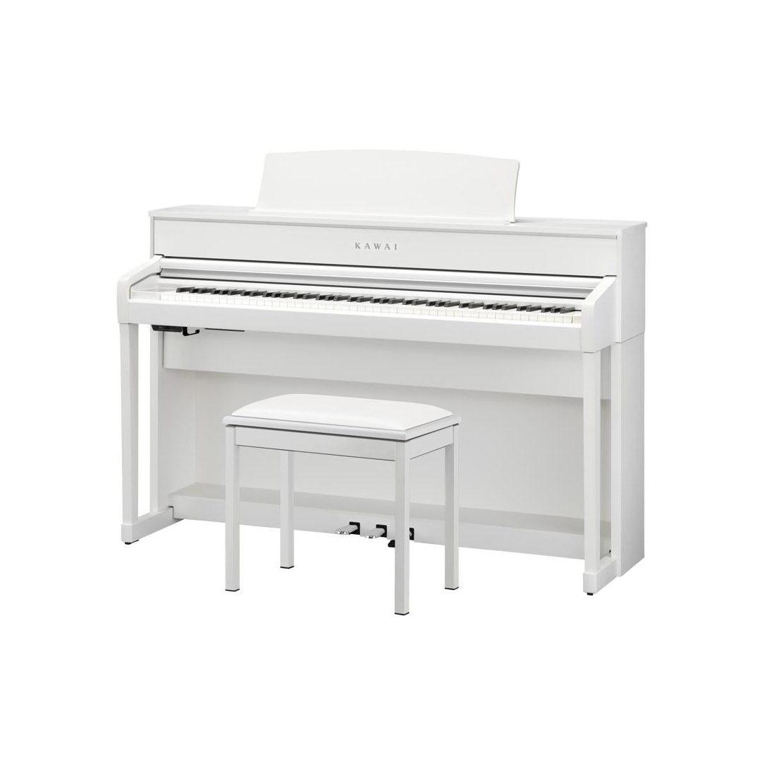 Kawai CA701 Digital Concert Piano - Satin White | Sweetwater