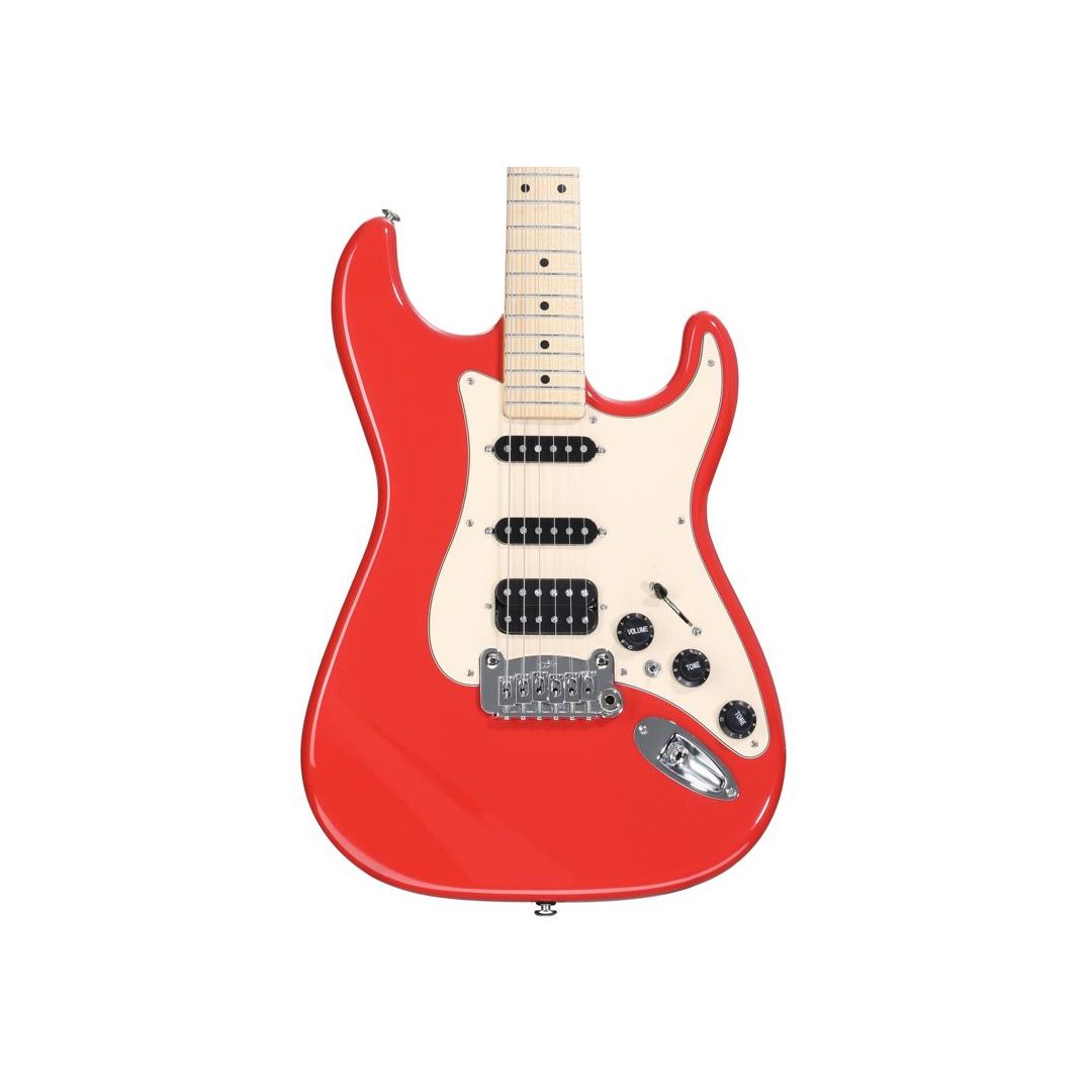 G&L Custom Shop Legacy HSS Electric Guitar - Fullerton Red