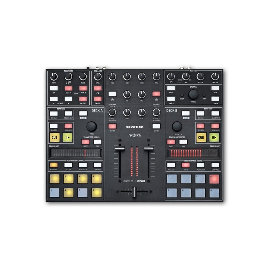 novation DJコントローラー Novation Twitch DJ Controller with Serato Itch | Sweetwater