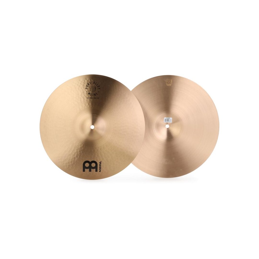 Meinl Cymbals 15 inch Pure Alloy Medium Hi-hat Cymbals | Sweetwater