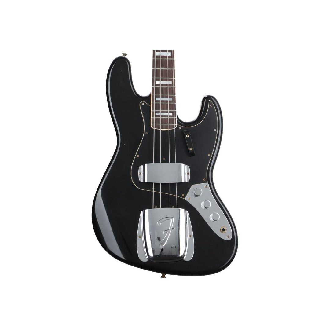 Fender Custom Shop '62 Custom Jazz Bass - Aged Black | Sweetwater