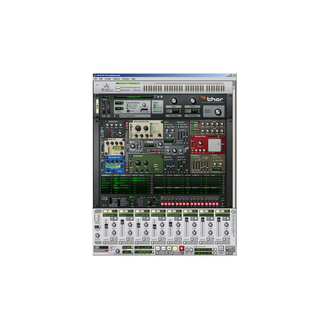 レトロ　Propellerhead Reason 4 Reason Studios Reason 4 | Sweetwater