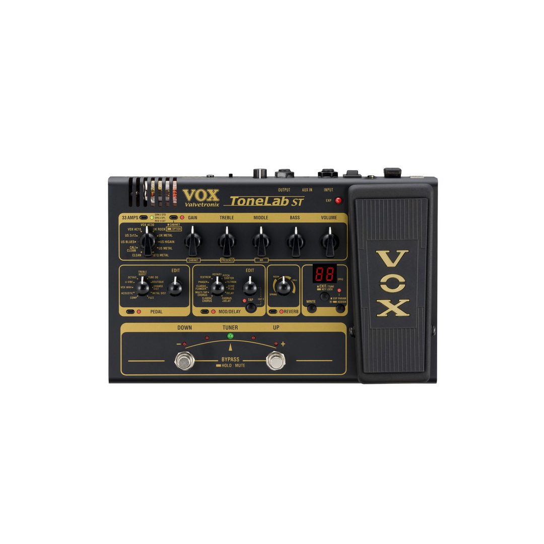 Vox ToneLab ST Multi-Effects Pedal with Expression Pedal and USB