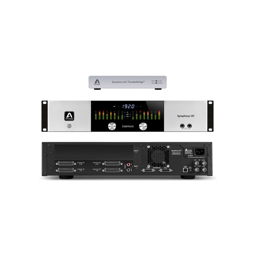 Apogee Symphony I/O 16x16 System + ThunderBridge Bundle | Sweetwater