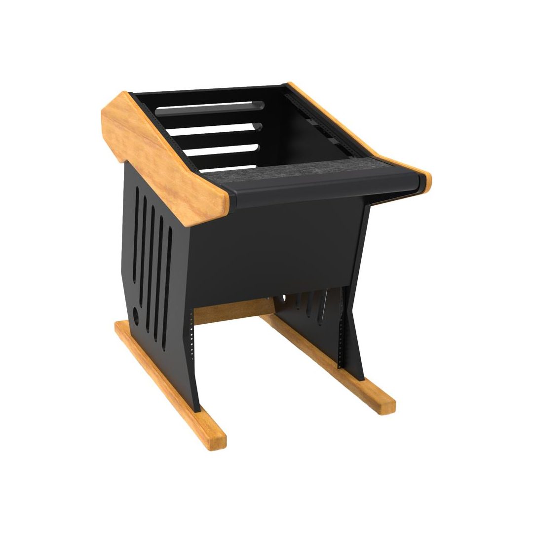 Zaor Maestro Solo 12+6 Studio Desk - Black Oak | Sweetwater