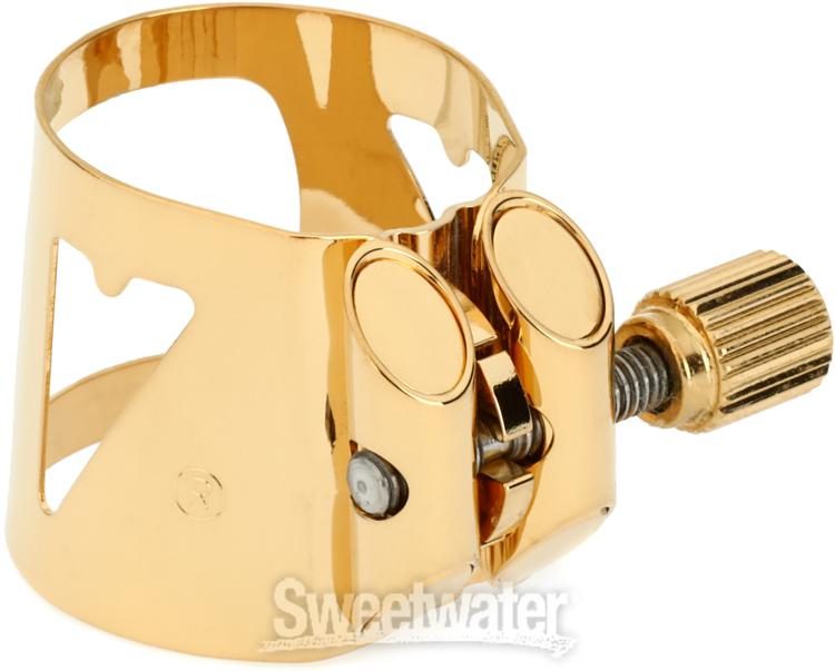 Vandoren LC07P Optimum Alto Saxophone Ligature - Gilded Gold