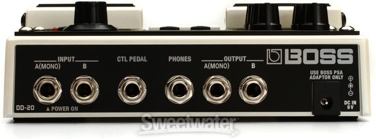 Boss DD-20 Giga Delay Digital Delay Pedal Reviews | Sweetwater