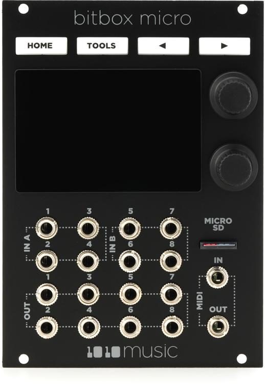 Bitbox Micro Eurorack Compact Sampler with Touchscreen - Black