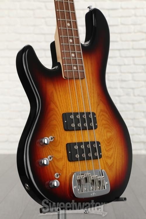 G&L Tribute L-2000 Left-handed Bass Guitar - 3-tone Sunburst