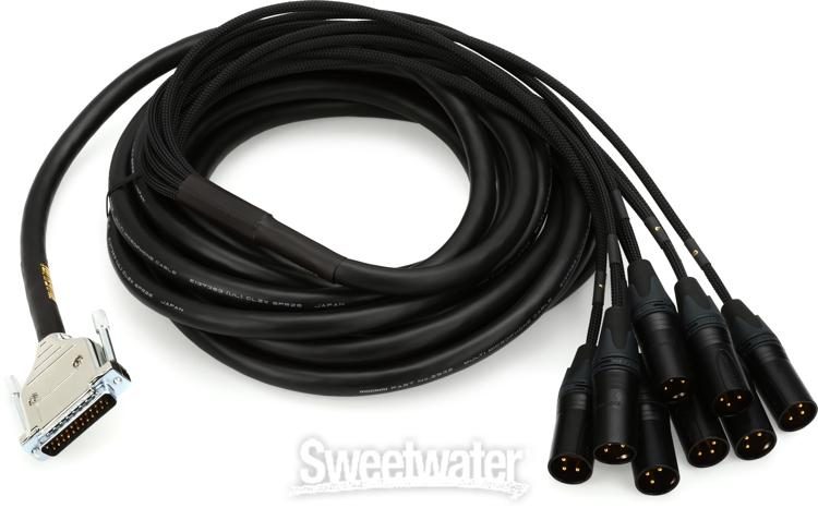 Mogami Gold DB25-XLRM 8-channel Analog Interface Cable - 20