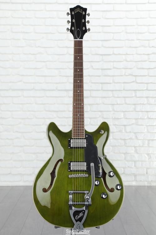 Guild Starfire I DC Electric Guitar - Emerald Green with Guild Vibrato  Tailpiece