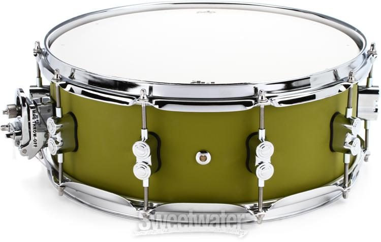 PDP Concept Maple Snare Drum - 5.5 x 14 inch - Satin Olive