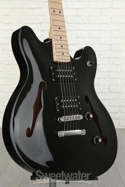Squier Affinity Starcaster - Black | Sweetwater