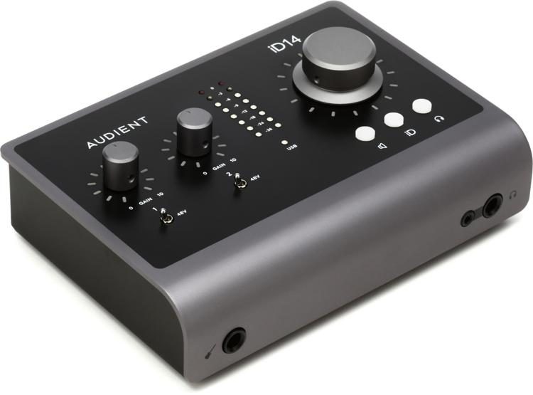 Audient iD14 MKII USB-C Audio Interface and Headphones | Sweetwater