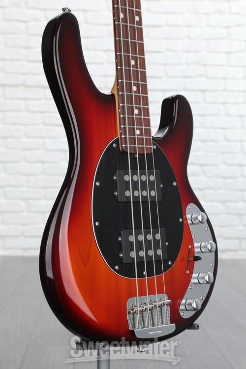 Ernie Ball Music Man StingRay Special 4 HH Bass Guitar - Burnt